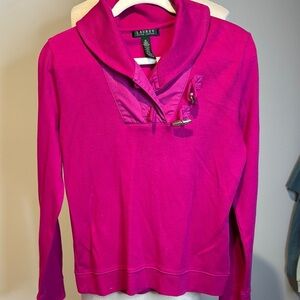 Lauren Ralph Lauren Magenta Blouse